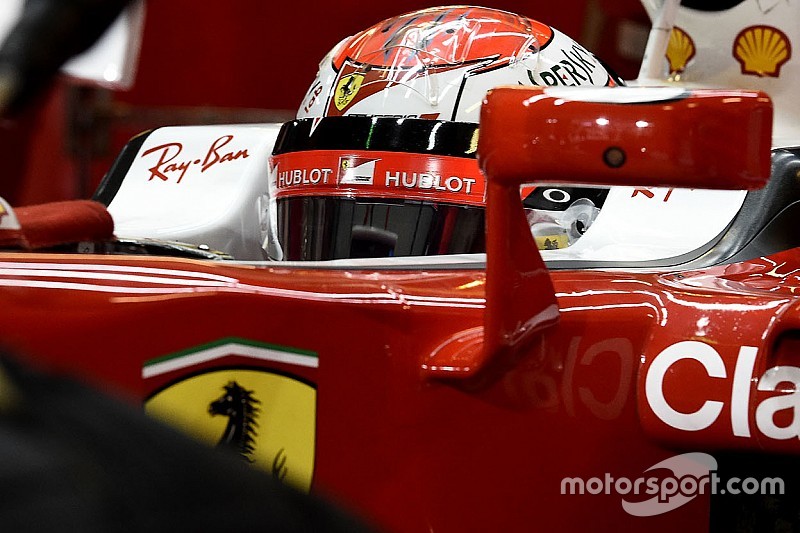 Raikkonen vrijdag als eerste in actie met nieuwe Ferrari