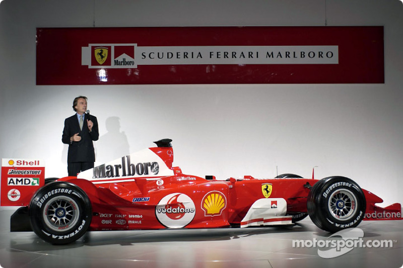 Лука ді Монтедземоло представляє Ferrari F2004
