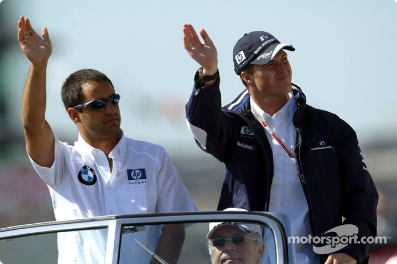 Presentación de pilotos: Juan Pablo Montoya y Ralf Schumacher