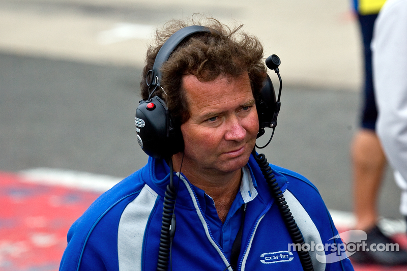 Carlin team boss Trevor Carlin at Silverstone