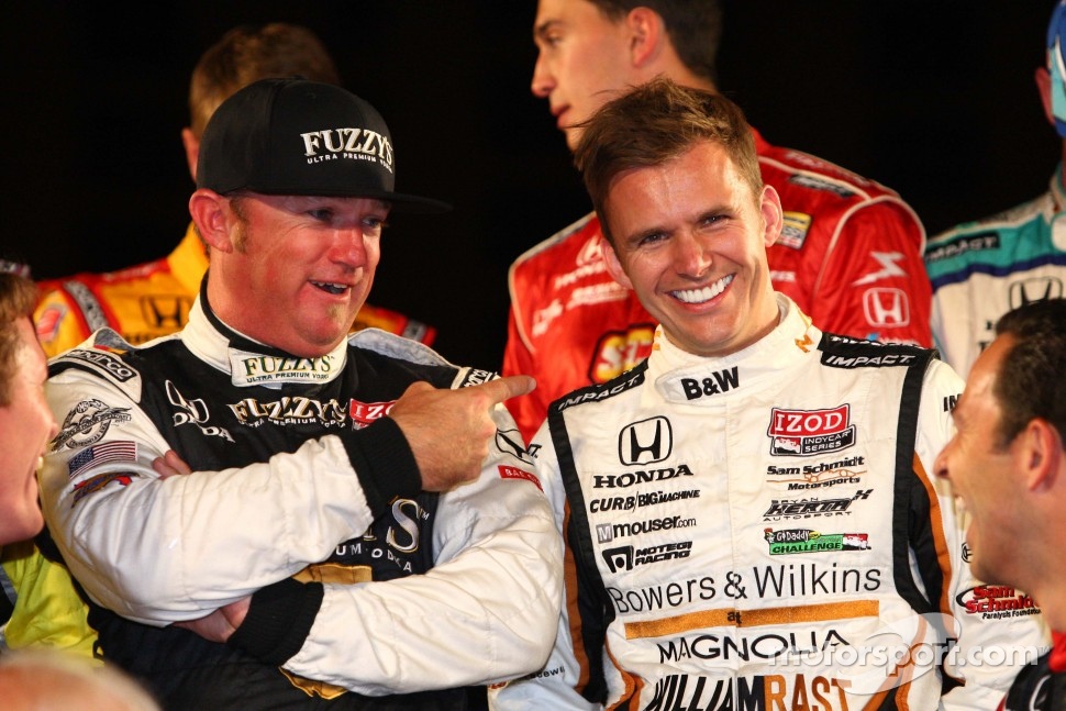 Buddy Rice and Dan Wheldon