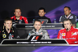 The FIA Press Conference, Marussia Racing; Toni Cuquerella, Hispania Racing F1 Team, Technical Direc