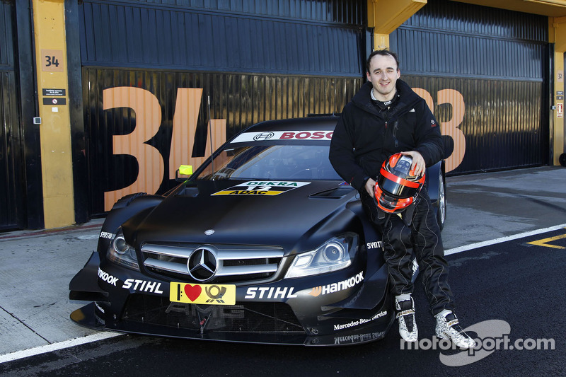 Роберт Кубіца на тестах Mercedes DTM