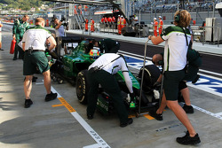 Roberto Merhi, Caterham CT05, piloto de pruebas en los pits