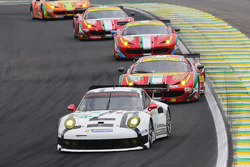 #91 Porsche Team Manthey Porsche 911 RSR: Richard Lietz, Jörg Bergmeister