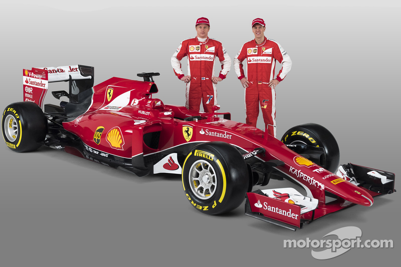 Kimi Raikkonen, Sebastian Vettel ile Ferrari SF15-T