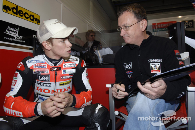 Casey Stoner y Ramón Forcada en 2006