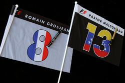 Romain Grosjean, Lotus F1 Team, und Pastor Maldonado, Lotus F1 Team