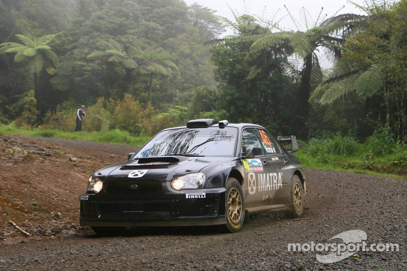 Rallye Neuseeland 2006: Valentino Rossi, Carlo Cassina, Subaru Impreza WRC