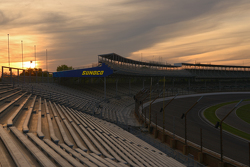 Sonnenuntergang in Indianapolis