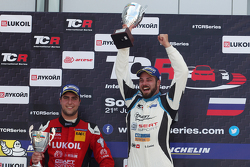 Podio: vincitore della gara Stefano Comini, SEAT Leon, Target Competition secondo posto Pepe Oriola, SEAT Leon, Craft Bamboo Racing LUKOIL terzo posto Mikhail Grachev, SEAT Leon, Liqui Moly Team Engstler