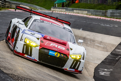 #4 Phoenix Racing, Audi R8 LMS: Marc Basseng, Marcel Fässler, Mike Rockenfeller, Frank Stippler