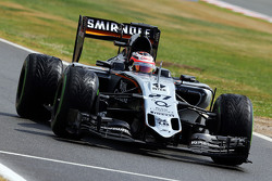 Nico Hulkenberg, Sahara Force India F1 VJM08 al final de la carrera