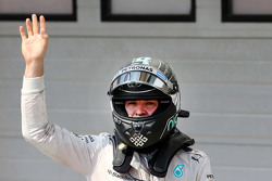 Secondo posto Nico Rosberg, Mercedes AMG F1 Team