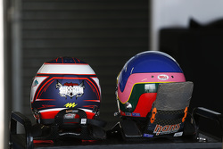 Il casco di Stéphane Sarrazin e Jacques Villeneuve