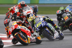 Marc Marquez, Repsol Honda Team e Valentino Rossi, Yamaha Factory Racing