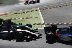 Simon Trummer, Hilmer Motorsport leads Marlon Stockinger, Status Grand Prix
