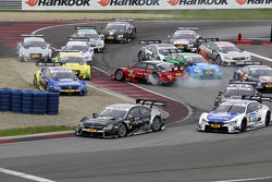 Start: Miguel Molina, Audi Sport Team Abt, Audi RS 5 DTM, mit Dreher