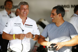 Fritz Enzinger, LMP1-Manager, mit Juan Pablo Montoya
