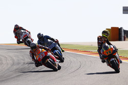 Loris Baz, Forward Racing Yamaha; Marc Marquez, Repsol Honda Team; Scott Redding, Marc VDS Racing Ho