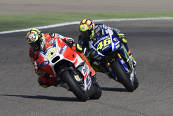 Andrea Iannone, Ducati Team e Valentino Rossi, Yamaha Factory Racing