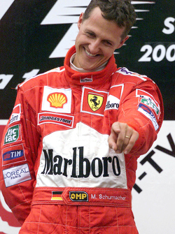 1. und Weltmeister 2000: Michael Schumacher, Ferrari