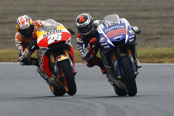 Jorge Lorenzo, Yamaha Factory Racing and Dani Pedrosa, Repsol Honda Team