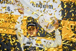 Podium der Gesamtwertung: 1. Pascal Wehrlein, HWA AG, Mercedes-AMG C63 DTM