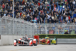 Nick Heidfeld, Mahindra Racing; Lucas di Grassi, ABT Schaeffler Audi Sport