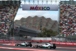 Lewis Hamilton, Mercedes AMG F1 W06 and Nico Rosberg, Mercedes AMG F1 W06