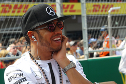 Lewis Hamilton, Mercedes AMG F1, bei der Fahrerparade