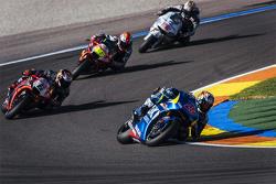 Maverick Viñales, Team Suzuki MotoGP and Stefan Bradl, Aprilia Racing Team Gresini and Alvaro Bautis