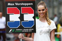 Grid girl per Max Verstappen, Scuderia Toro Rosso