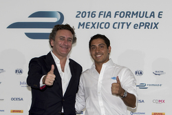 Alejandro Agag CEO Formula E e Salvador Duran Team Aguri