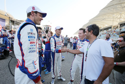 Alexander Wurz, Stéphane Sarrazin, Mike Conway und Juan Pablo Montoya