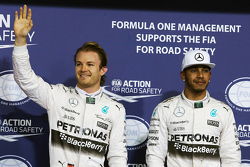 1. Nico Rosberg, Mercedes AMG F1 Team; 2. Lewis Hamilton, Mercedes AMG F1 Team