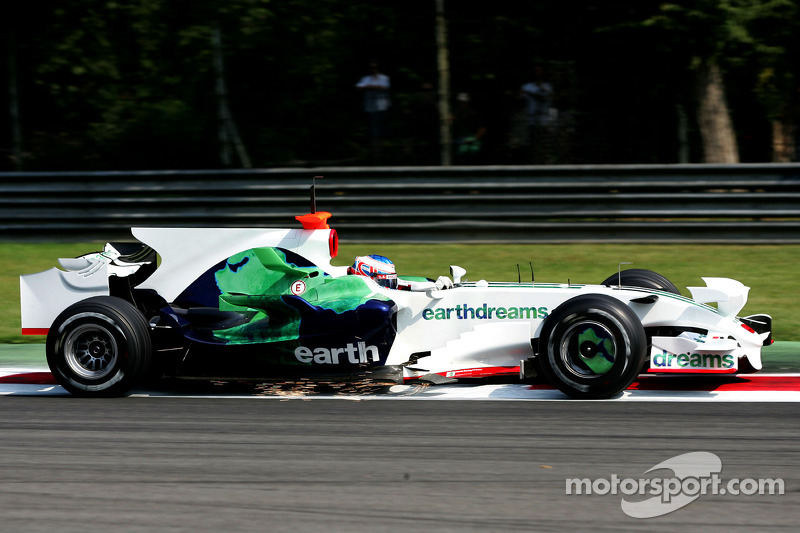 F1, Monza-Test 2008: Jenson Button, Honda RA108
