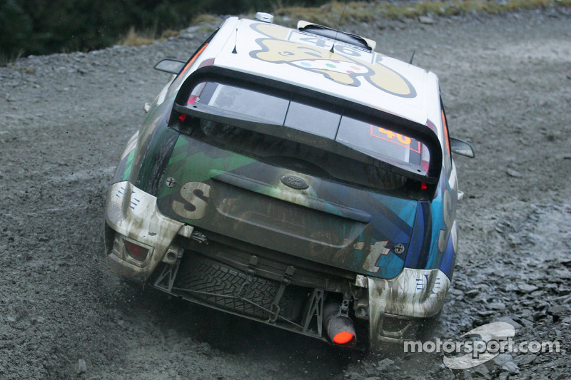 Rallye Großbritannien 2008: Valentino Rossi, Carlo Cassina, Ford Focus RS WRC