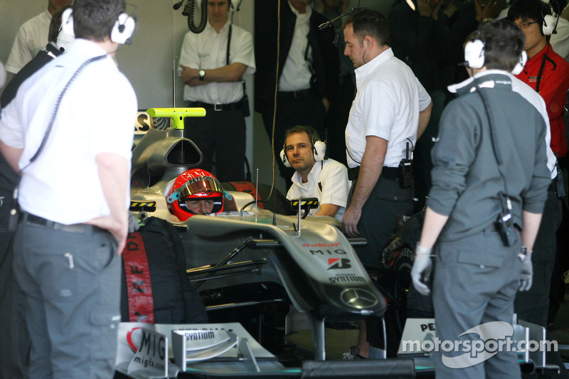 Michael Schumacher im Mercedes