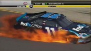 Hamlin Catches Fire - Michigan - 06/17/2012 Hamlin Catches Fire - Michigan - 06/17/2012
