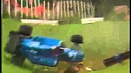 Andrea de Cesaris crash at the 1985 Austrian GP Andrea de Cesaris crash at the 1985 Austrian GP
