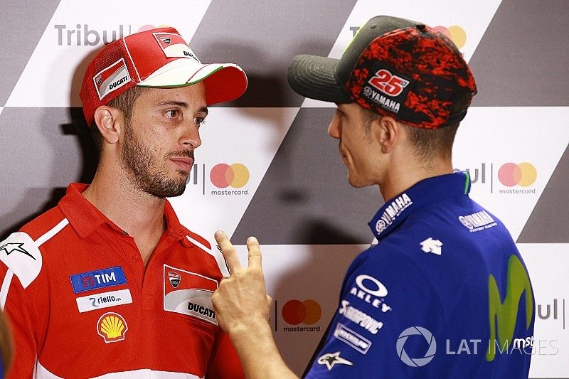 Andrea Dovizioso, Ducati Team, Maverick Viñales, Yamaha Factory Racing