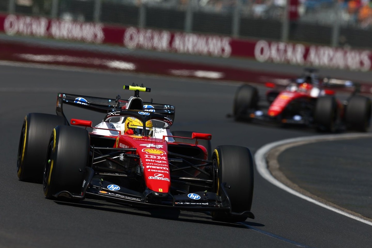 Ferrari zdominowało pierwszy trening