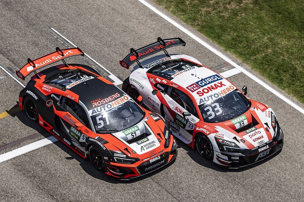 Nico Muller, Team Rosberg Audi R8 LMS GT3, Rene Rast, Team ABT Sportsline Audi R8 LMS GT3