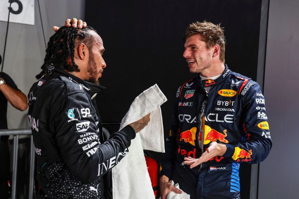Lewis Hamilton, Mercedes-AMG F1 Team, Max Verstappen, Red Bull Racing