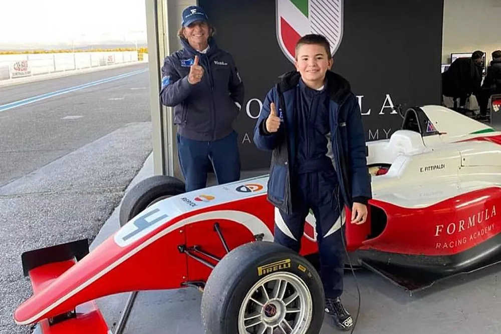 Emerson Fittipaldi and  Emerson Fittipaldi Jr.