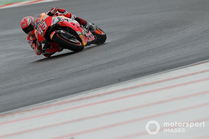 Marquez tersungkur saat kualifikasi MotoGP Valencia