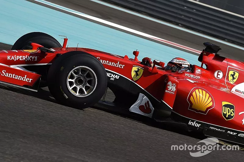 Kimi Raikkonen, Ferrari teste les pneus Pirelli 2017