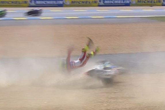Eric Granado é atropelado por Rafaelle Fusco em Le Mans