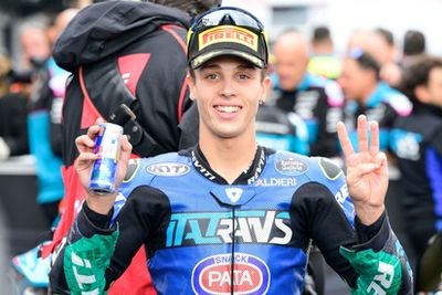 Com t&iacute;tulo garantido, Diogo Moreira confirma a maior virada da hist&oacute;ria da Moto2
